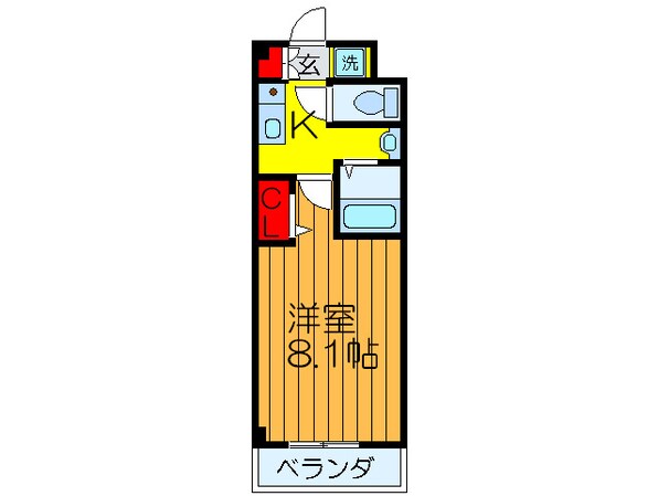 Ｍ　ＰＬＡＺＡ津田駅前１２番館の物件間取画像